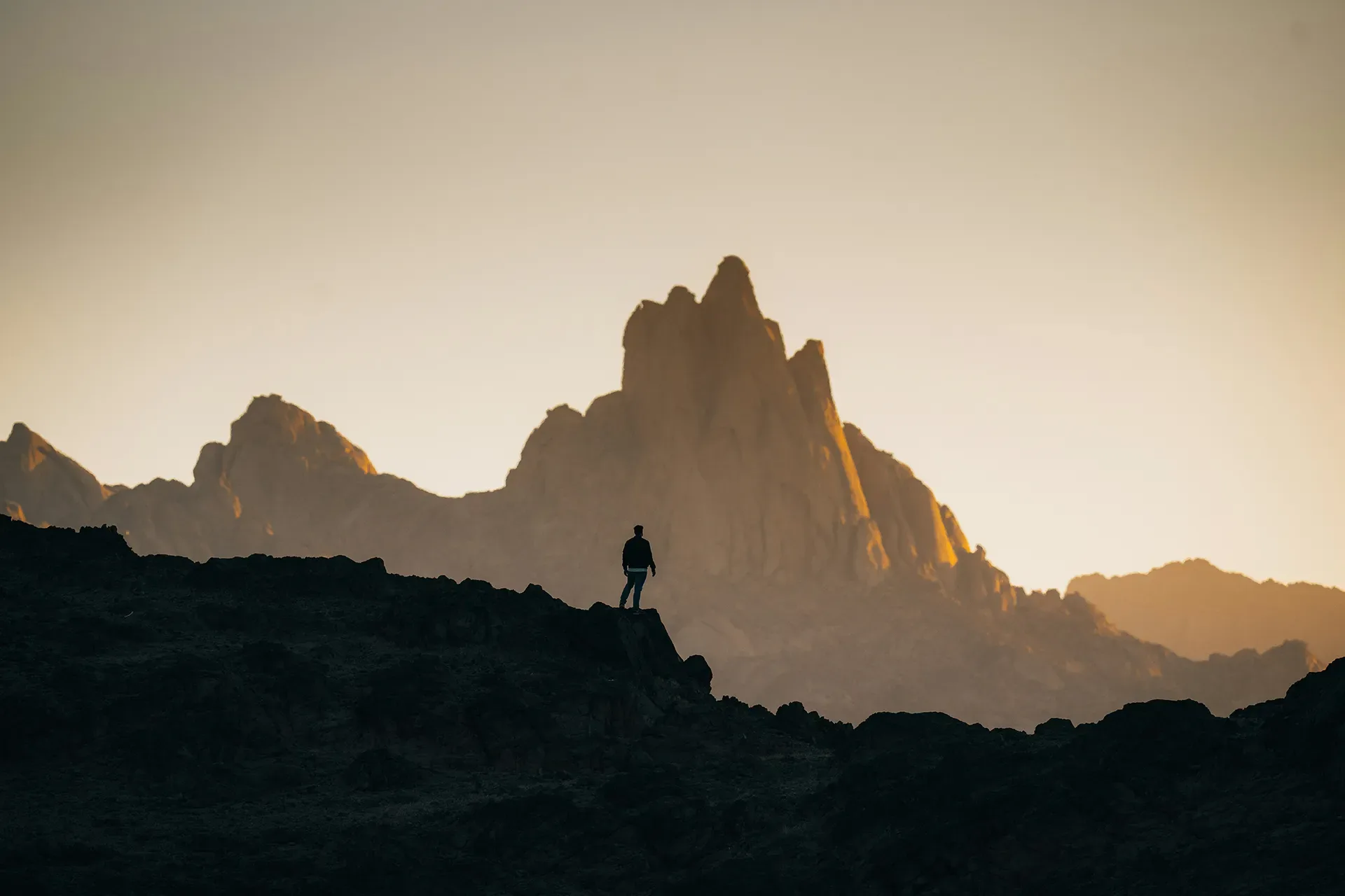 A remote camp beyond the sealed road
