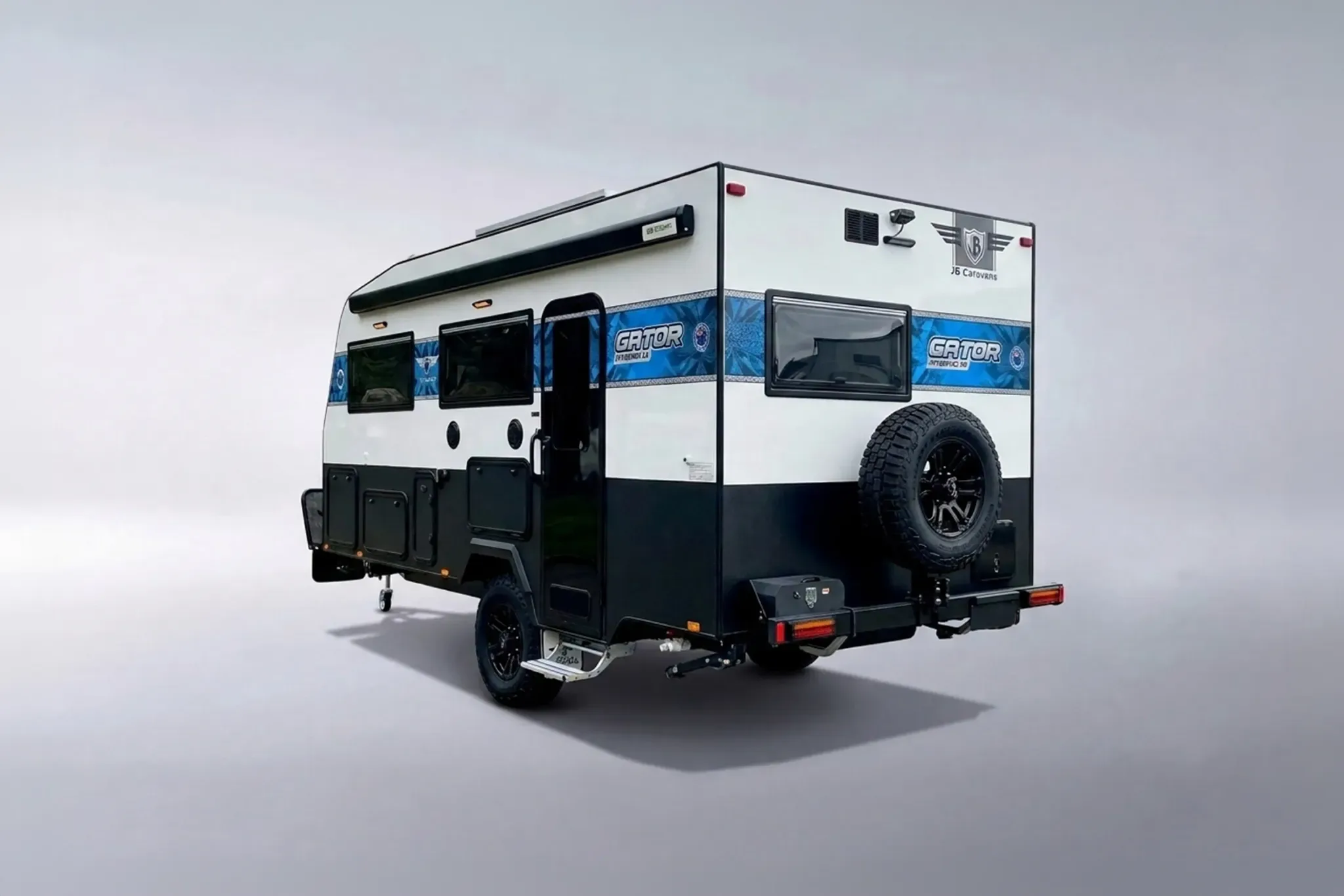 JB Gator Hybrid rear three-quarter